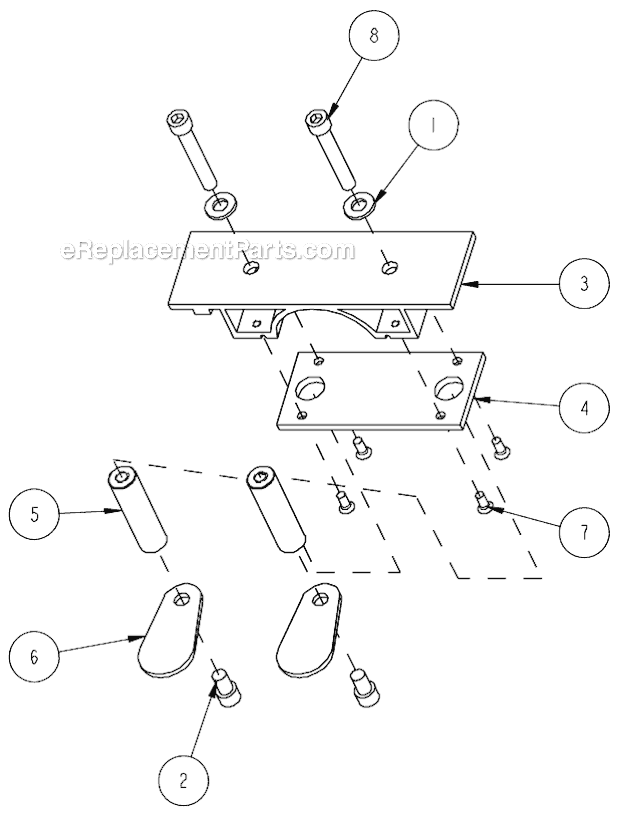 Page G Diagram and Parts List for MK-1590  MK Diamond Concrete Saw
